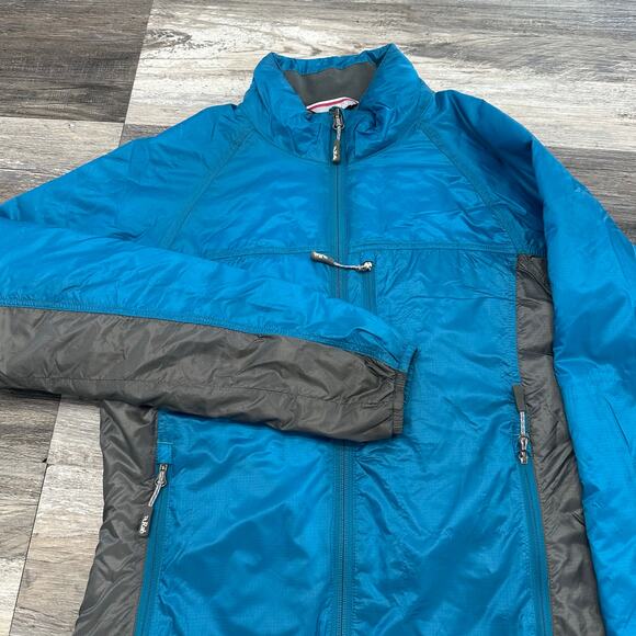 Rab Generator Blue Gray Womens S Full Zip Pertex Quantum Lined Quilted Gorpcore - Picture 2 of 11
